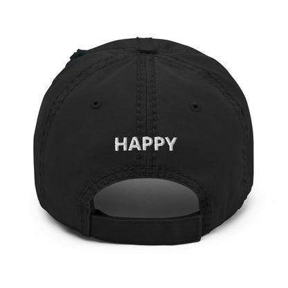 HAPPY Distressed Dad Hat