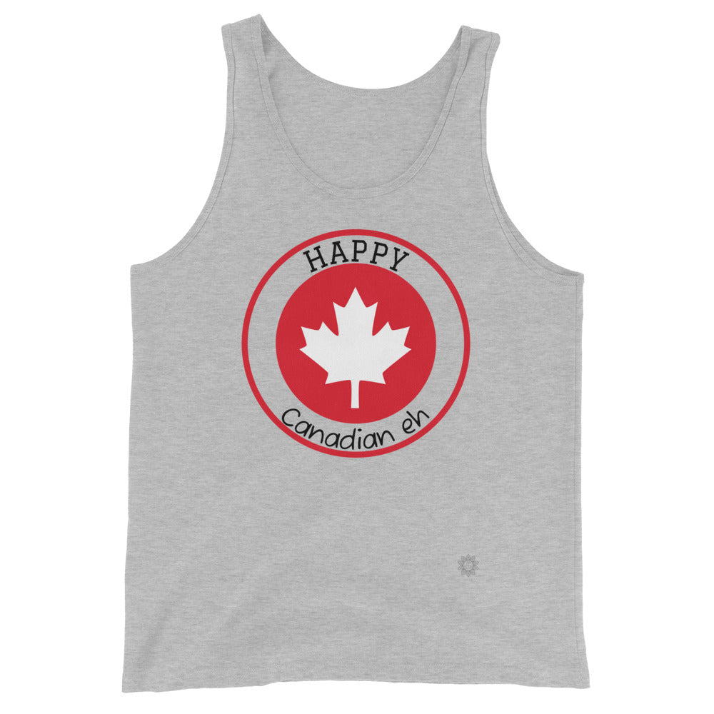 HAPPY Canadian Unisex Tank Top