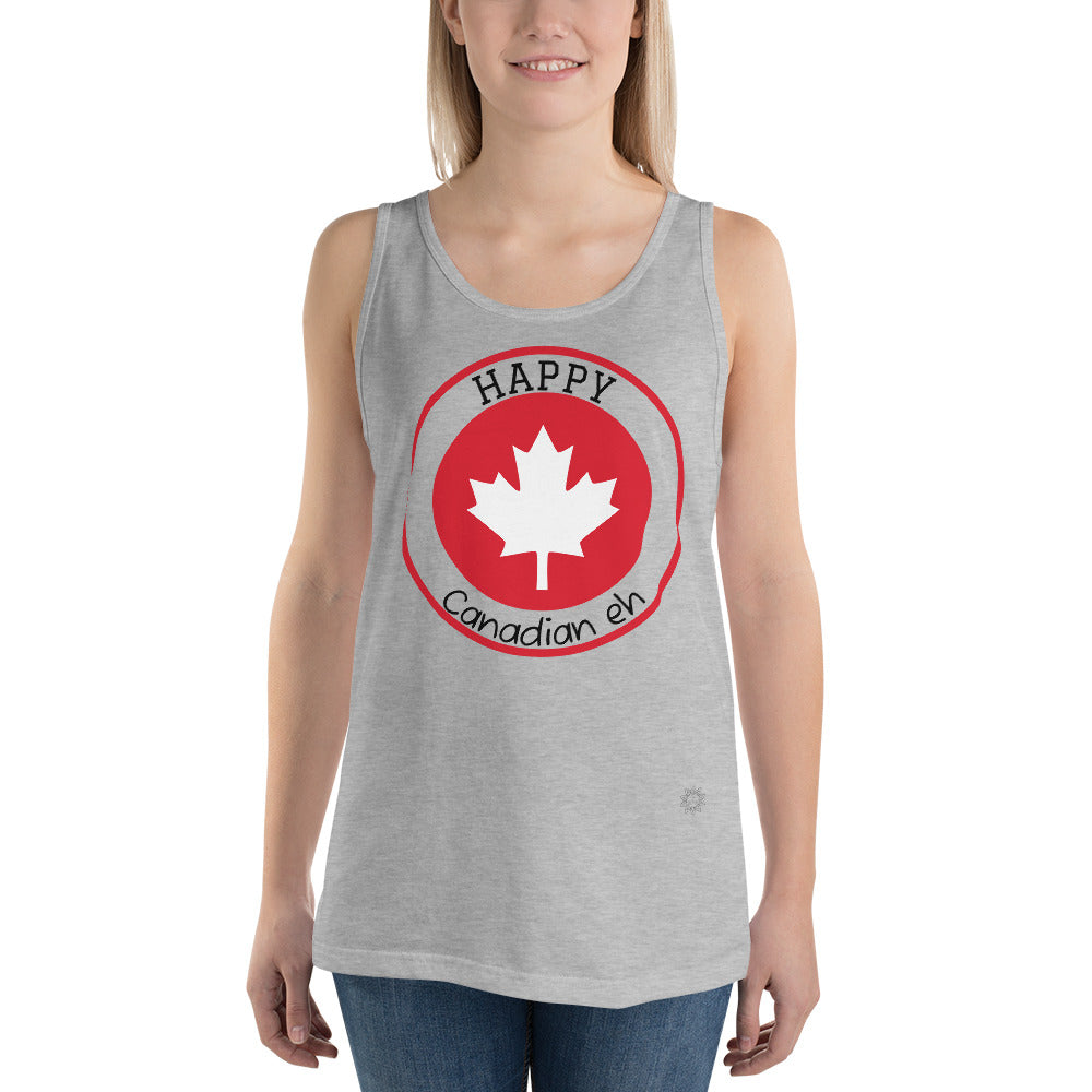 HAPPY Canadian Unisex Tank Top