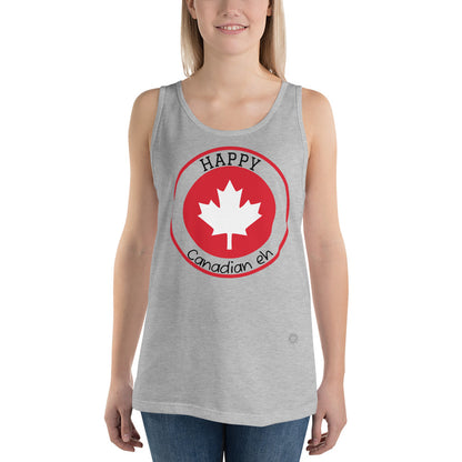 HAPPY Canadian Unisex Tank Top