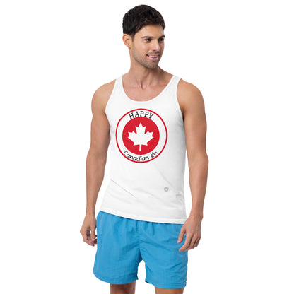 HAPPY Canadian Unisex Tank Top