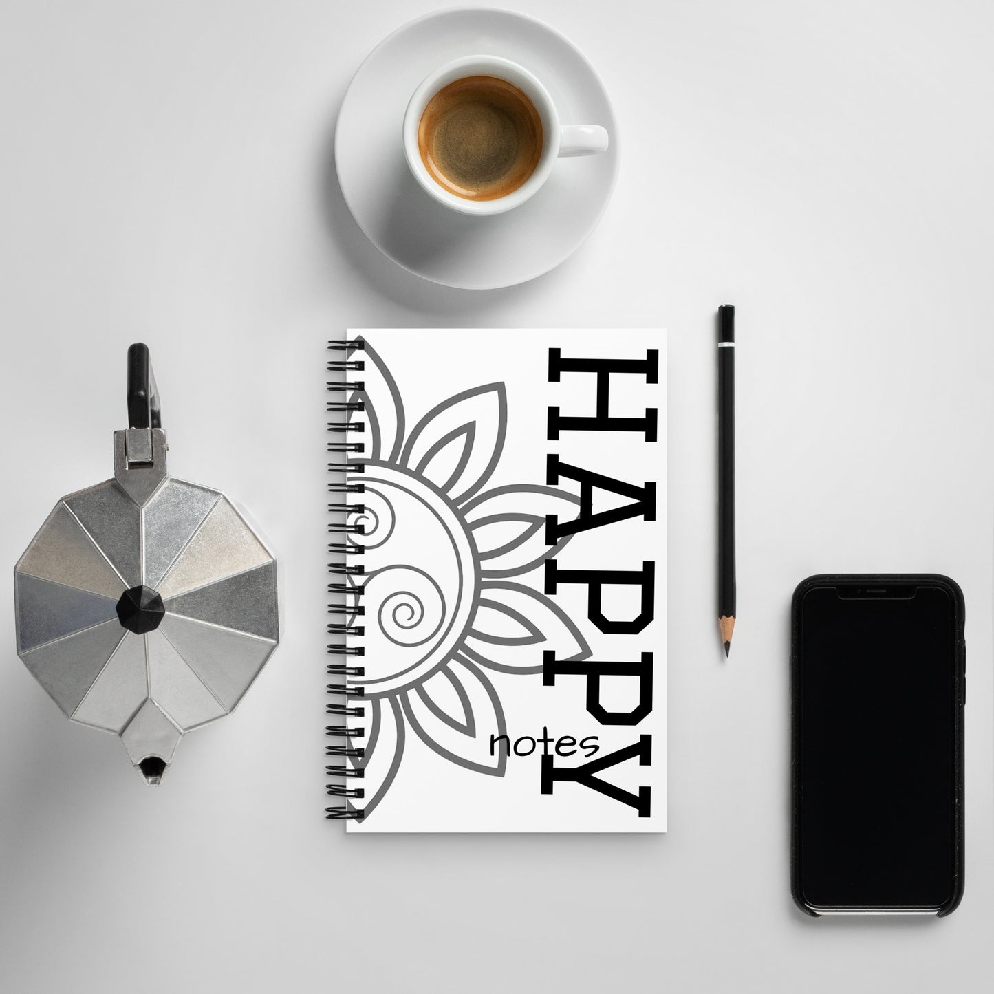 HAPPY Notes Spiral notebook