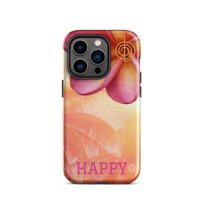 The "Bali Barb” HAPPY phone Tough Case for iPhone®