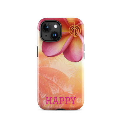 The "Bali Barb” HAPPY phone Tough Case for iPhone®