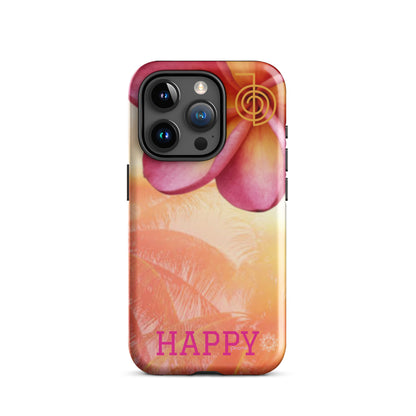 The "Bali Barb” HAPPY phone Tough Case for iPhone®