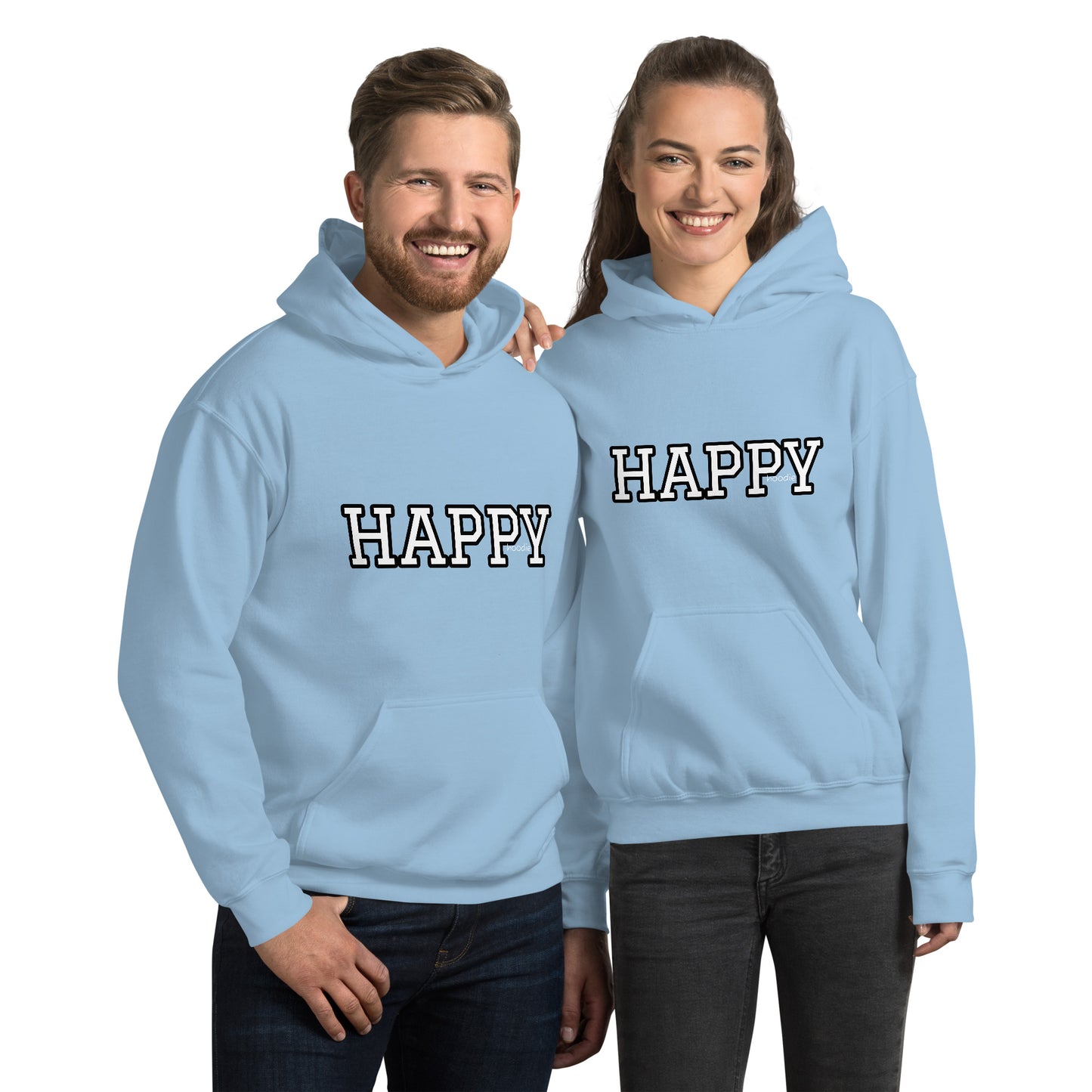 Varsity HAPPY hoodie Unisex Hoodie