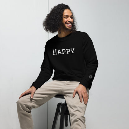 HAPPY Unisex organic sweatshirt