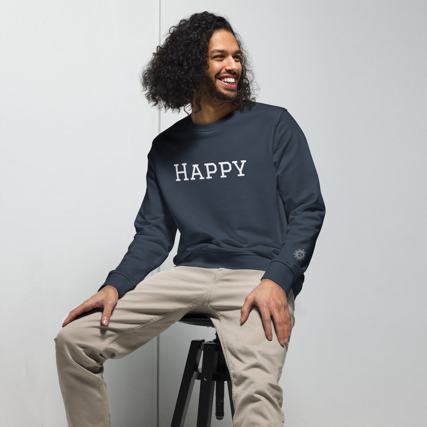 HAPPY Unisex organic sweatshirt