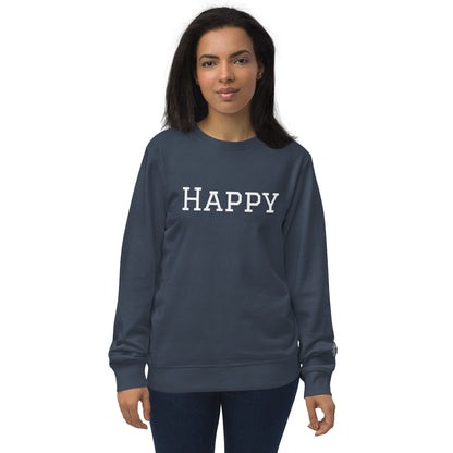 HAPPY Unisex organic sweatshirt